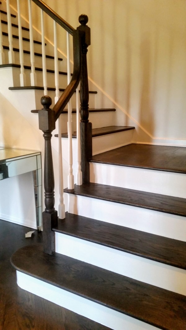 Interior Painting of Stairs and Trim in Northbrook, IL